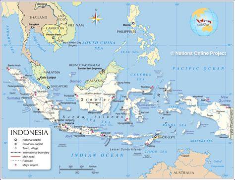 Map Of Indonesia Country