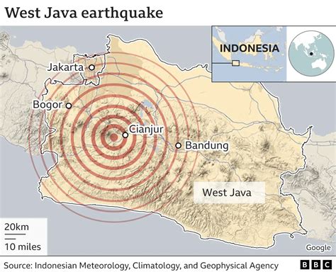 Map Of Indonesia Earthquake