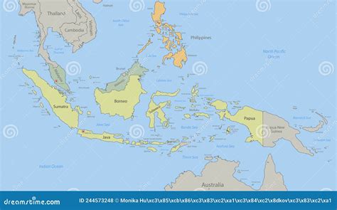 Map Of Indonesia Malaysia And Philippines