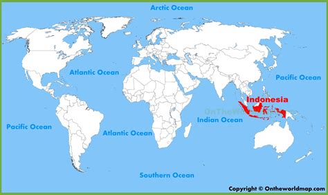 Map Of Indonesia On World Map
