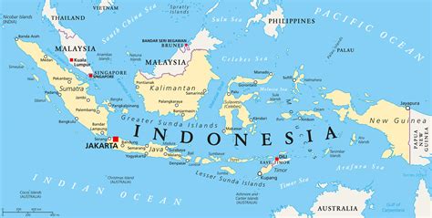 Map Of Indonesia Printable