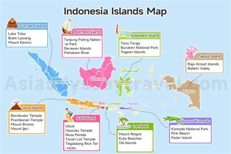 Map Of Indonesian Islands