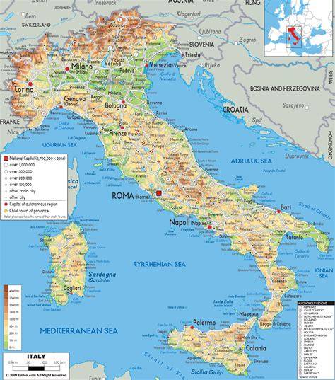 Map Of Italy