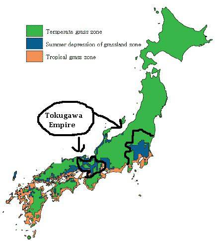 Map Of Japan During Tokugawa Shogunate
