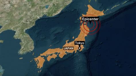 Map Of Japan Earthquake 2025