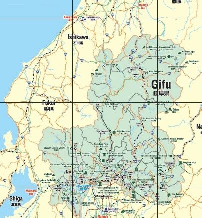 Map Of Japan Gifu