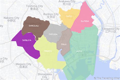 Map Of Japan Neighborhoods