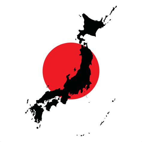 Map Of Japan Red
