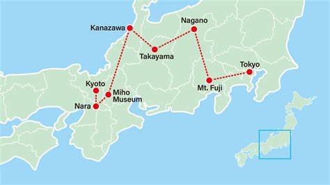 Map Of Japan Takayama