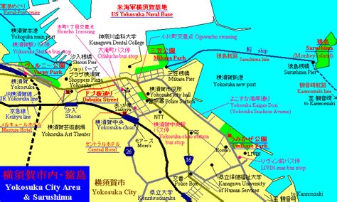 Map Of Japan Yokosuka