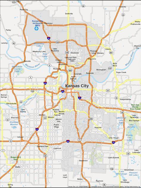 Map Of Kansas City