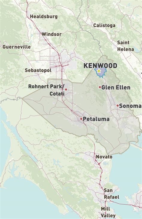 Map Of Kenwood California