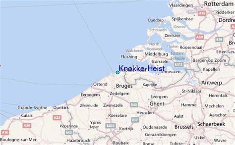 Map Of Knokke Belgium
