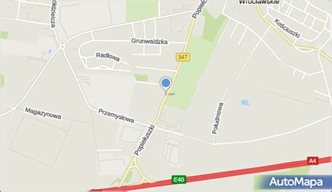 Map Of Ks. Jerzego Popiełuszki Kąty Wrocławskie