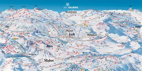 Map Of Lech Austria