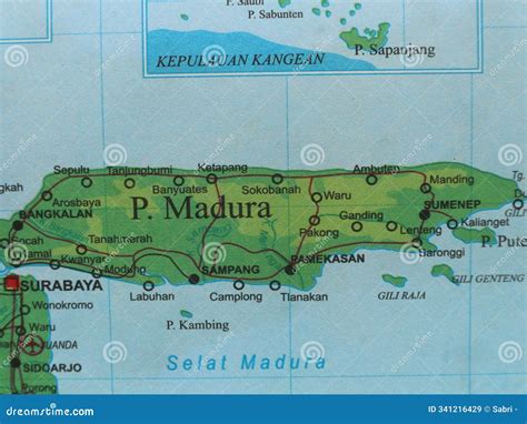 Map Of Madura Indonesia