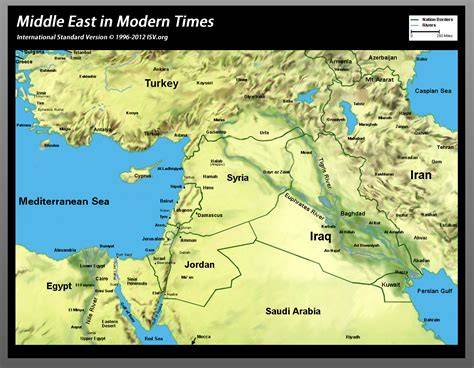 Map Of Middle East Biblical Times
