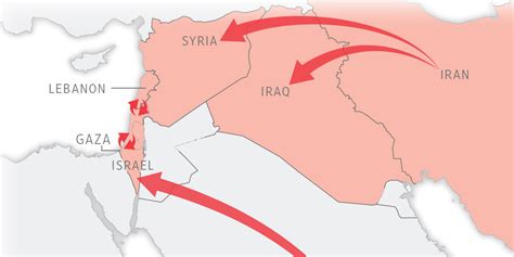 Map Of Middle East Conflict Today
