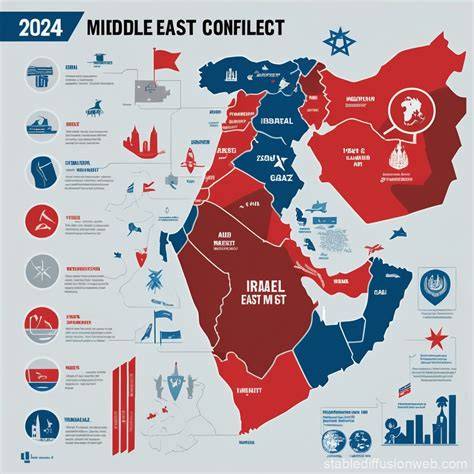Map Of Middle East Conflict