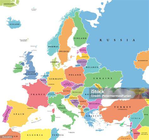 Map Of Middle East Countries And Europe