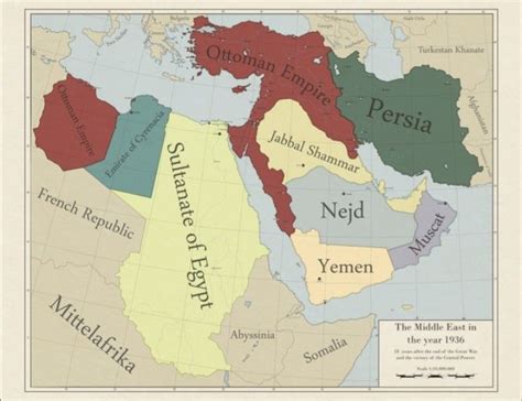Map Of Middle East Kaiserreich