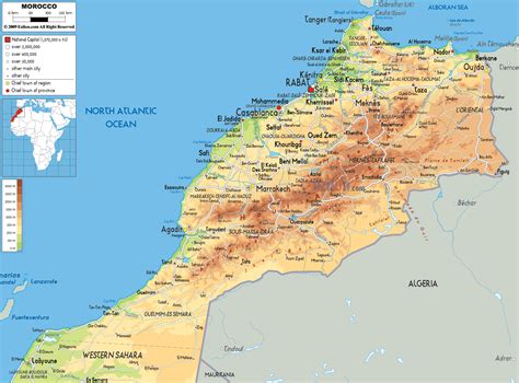 Map Of Middle East Morocco