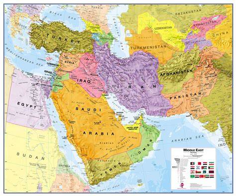Map Of Middle East Today