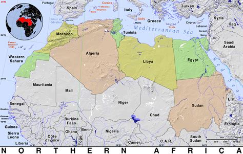 Map Of North Africa