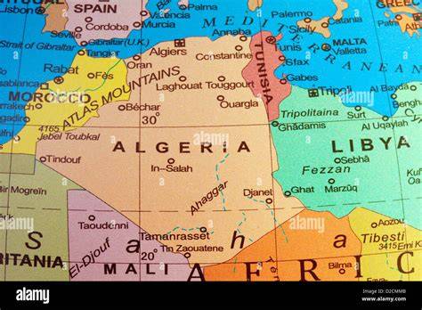 Map Of North Algeria