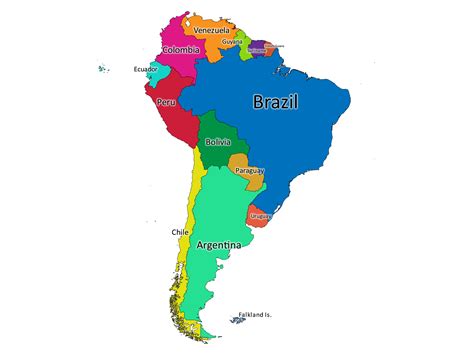 Map Of North And South America Quiz