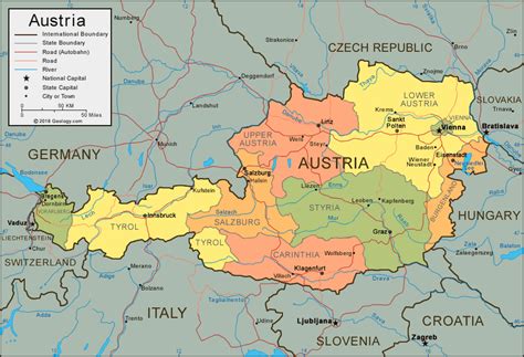 Map Of Northern Austria