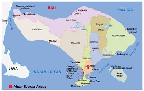 Map Of Northern Bali