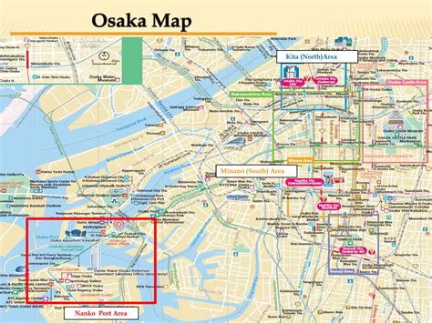 Map Of Osaka City