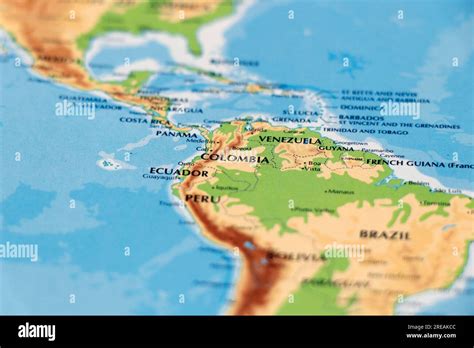 Map Of Panama Colombia And Venezuela