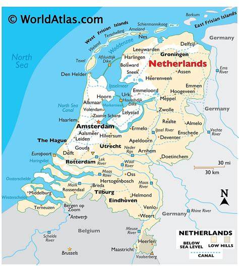 Map Of The Dutch