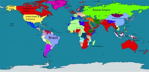 Map Of The World Before Ww1