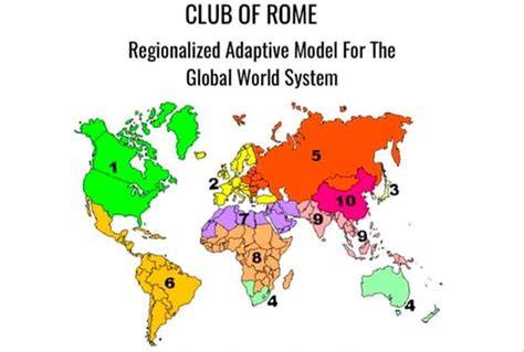 Map Of The World Club Of Rome