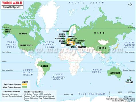 Map Of The World During Ww2