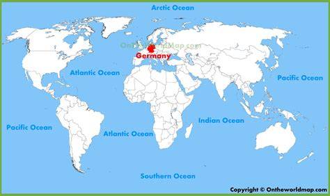 Map Of The World Germany