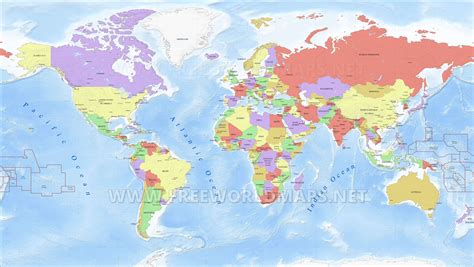 Map Of The World High Quality