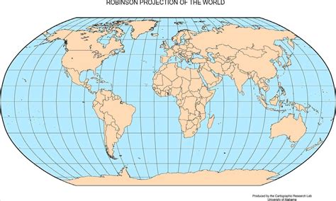 Map Of The World Latitude