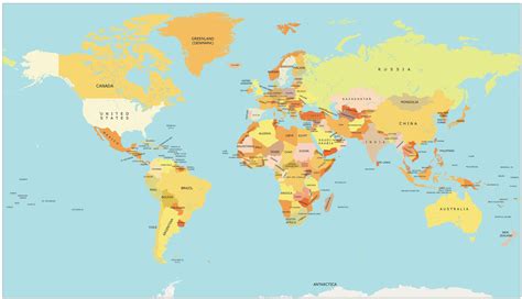 Map Of The World Today