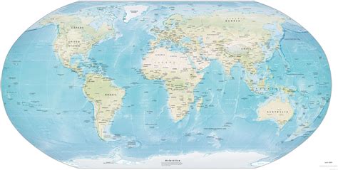 Map Of The World Zoom In
