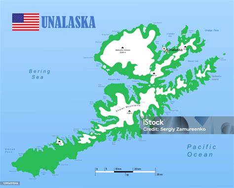 Map Of Unalaska Alaska