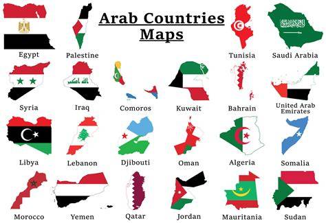 Map Of United Arab Countries