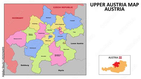 Map Of Upper Austria