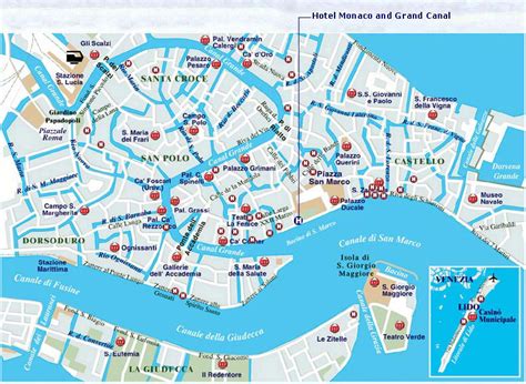 Map Of Venice Canals