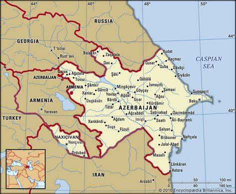 Map Of Where Azerbaijan Is