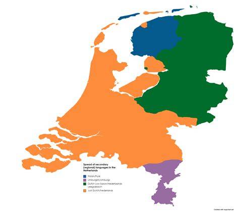 Map Of Where Dutch Is Spoken