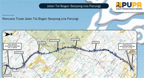 Map Tol Bogor Serpong Via Parung